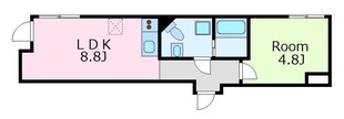 EXAM西新宿の物件間取画像